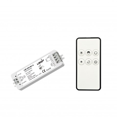 KIT ECO | Controlador Fita LED Monocor + Comando Ultrafino Monocor RF