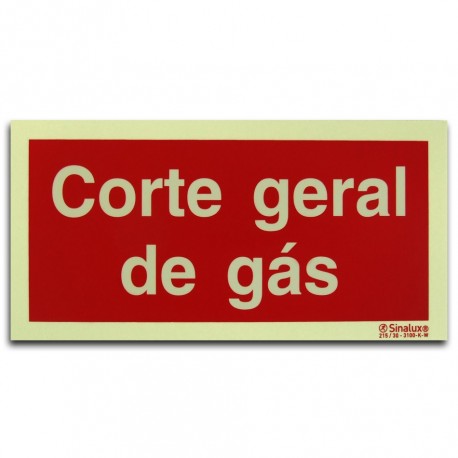 Sinal - Corte Geral de Gás