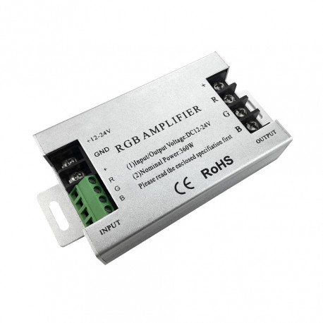 Amplificador RGB 10A/canal para fita LED