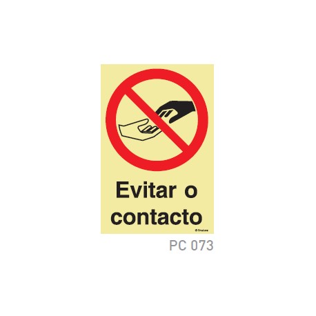 Evitar contacto COVID-19 PC073