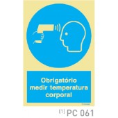Obrigatorio medir temperatura corporal COVID-19 PC061