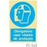 Obrigatorio usar máscara de proteçao COVID-19 PC048