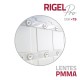 Painel LED RIGEL 40W PRO 110Lm/W - 3 anos garantia