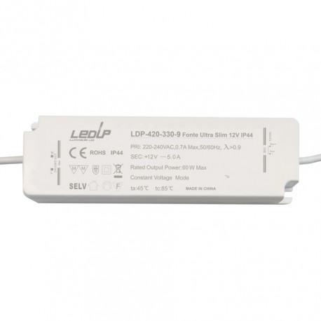 Fonte ULTRA Slim 12V 60W IP44