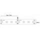 Fita LED RGB 4040 24V 14.4W 120Leds/mt IP20 10mm