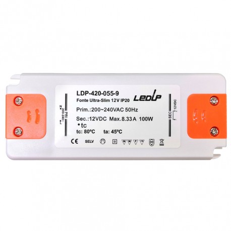 Fonte ULTRA Slim 12V 100W IP20
